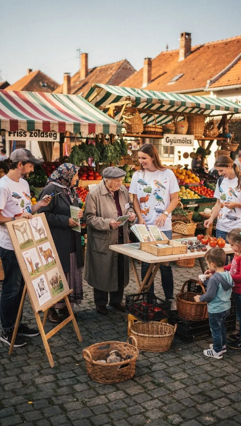 Diákok csoportja, akik egy etológiai kísérletet végeznek laboratóriumi körülmények között.